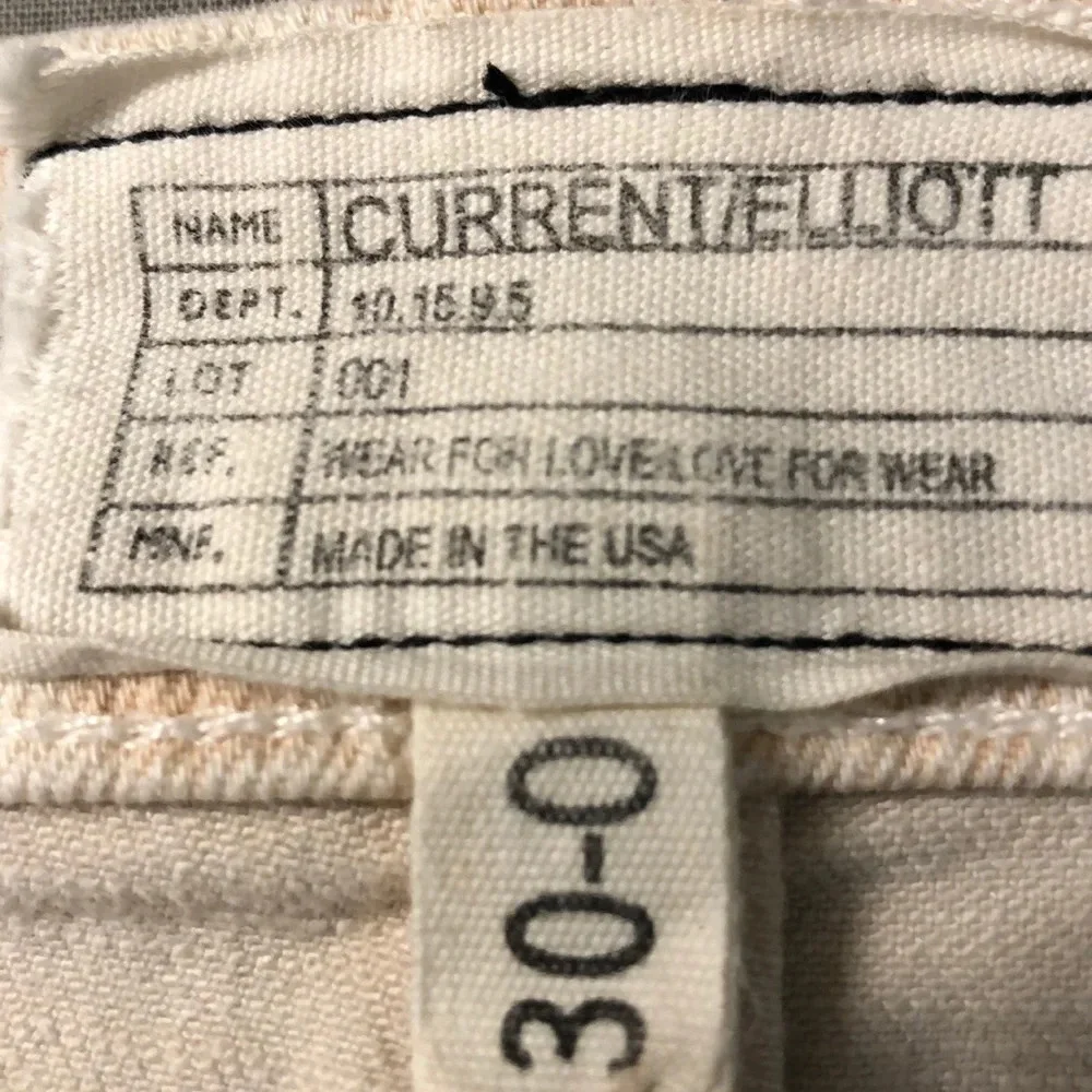 Current /Elliott "The Stiletto" Animal Print Jeans Size 30 - Picture 4 of 4